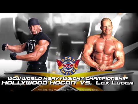 WCW Road Wild 1997 (Match 9) Lex Luger vs Hollywood Hogan