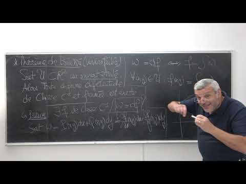 AVIM Cours 16 - Le Théorème de Poincaré (version faible)