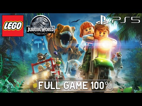 LEGO Jurassic World - Full Game 100% Longplay Walkthrough - YouTube