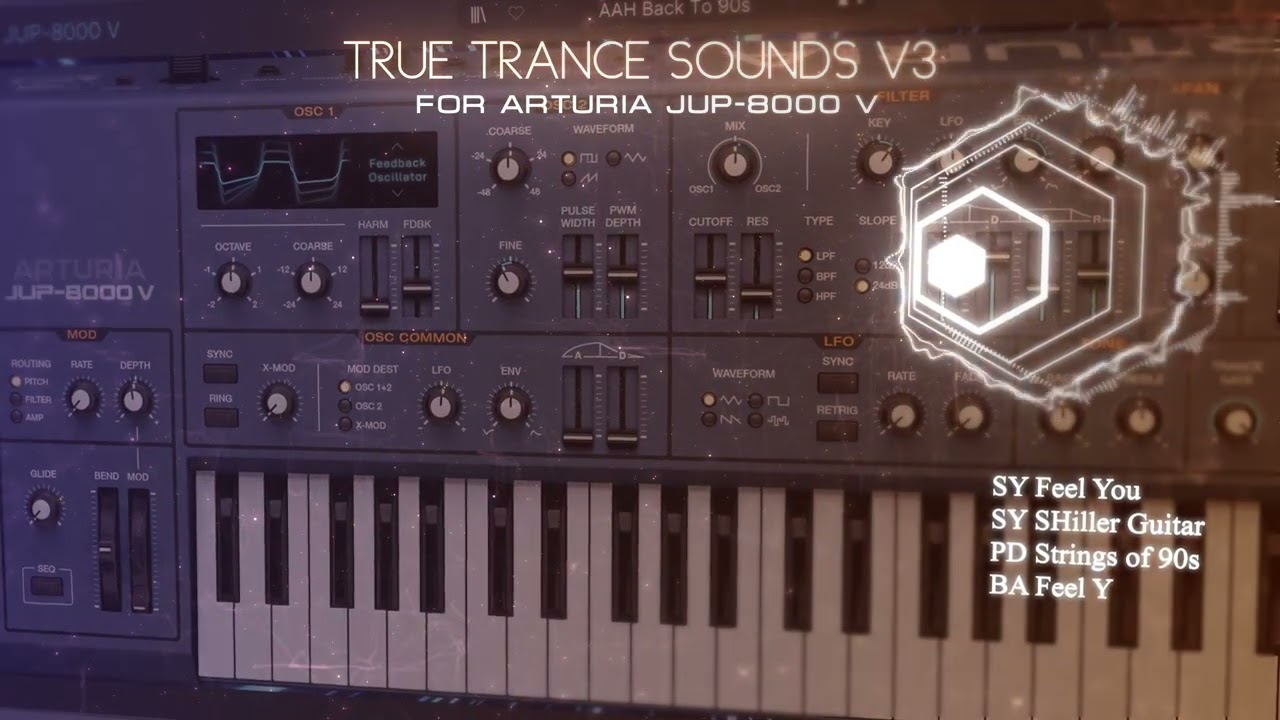 True Trance Sounds V3 for Arturia JUP-8000 V