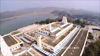preview picture of video 'Annavaram Satya Narayana Swamy Temple(ANDHRA PRADESH) Aerial View  LIVE'