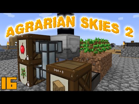 Minecraft Mods Agrarian Skies 2 - RESOURCE COLLECTING !!! [E16] (Modded Skyblock)