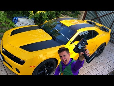 Mr. Joe DRIVES Car Chevy Camaro w/ Remote Control for Sport Car Kids