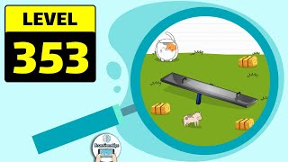 Brain Test Level 353 The cat wants to fly once again Walkthrough