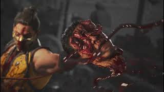 Mortal Kombat 1. Scorpion fatality and fatal blow.