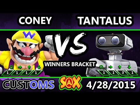 S@X Customs - VGBC | Tantalus (ROB) Vs. Coney (Wario) - SSB4 Tournament - Smash Wii U