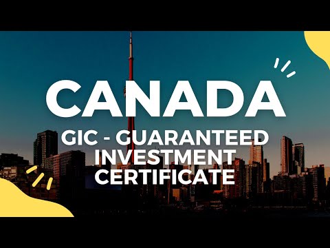 Canada - GIC - Guaranteed Investment Certificate