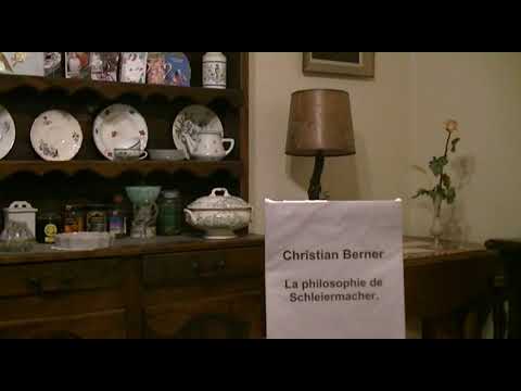 Christian Berner: La philosophie de Schleiermacher.