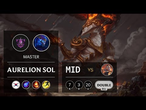 Aurelion Sol Mid vs Qiyana - KR Master Patch 9.16