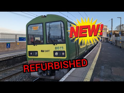 *Refurbished* Ride Onboard IÉ 8510 class DART Number 8613 | Dún Laoghaire - Salthill & Monkstown