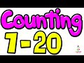 COUNT From 1 To 20 For Kids With Soccer Balls Repeat After Me Toddler Learning Video
