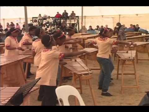 Marimba training, 150 kids, Alexandra Township