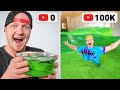 First To Get 100 000 Subscribers Challenge