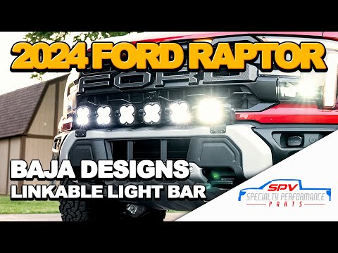 2024 Ford F-150 Raptor Gen 3 Refresh - Baja Linkable Light Bar Kit - Modular Bumper 21 22 23 24 25