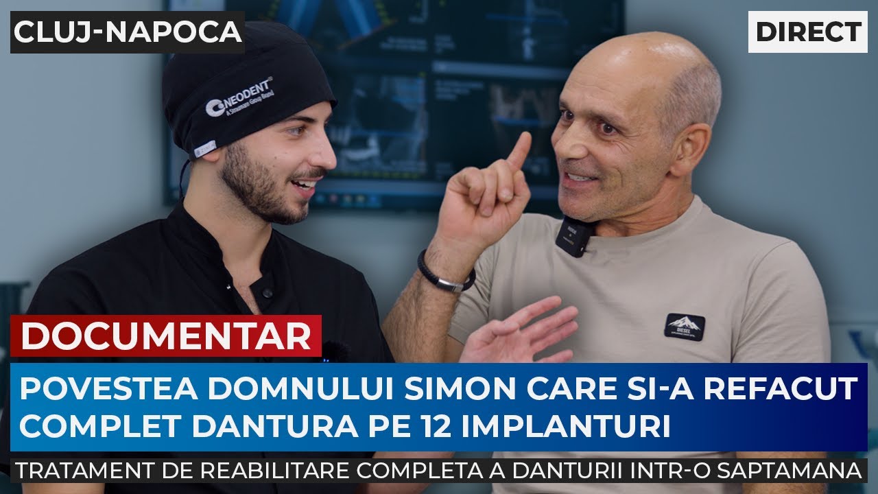 DOCUMENTAR: Refacerea Completa a Danturii pe 12 Implanturi Dentare si Parere Pacient Implant Dentar