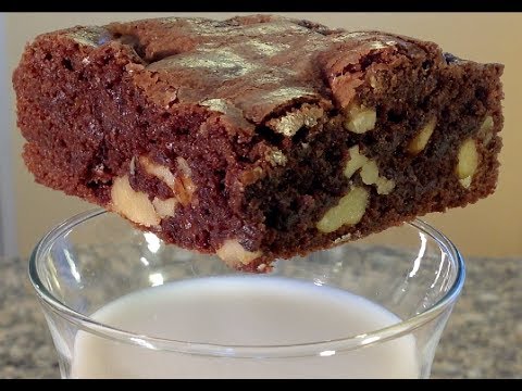 How To Make Walnut Brownies Recipe--Baking Comfort Food Recipes