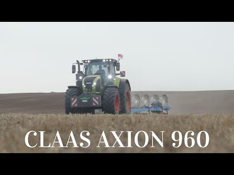 ONLAND-Pflügen mit Claas Axion 960 und Lemken-Pflug