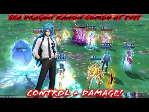 Saint Seiya: Awakening (KOTZ) - Sea Dragon Kanon Some Lineup Combo at PvP! Control + Damage!