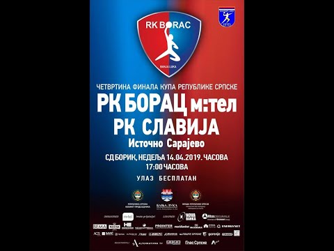 Četvrt finale kupa Republike Srpske RK Borac vs RK Slavija sezona 2018/19
