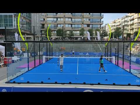 KOKSIJDE Padel tournament | Acosta(ARG)/Garcia(ESP) VS Wunner(GER)/Lindmeyer(GER) | Last game