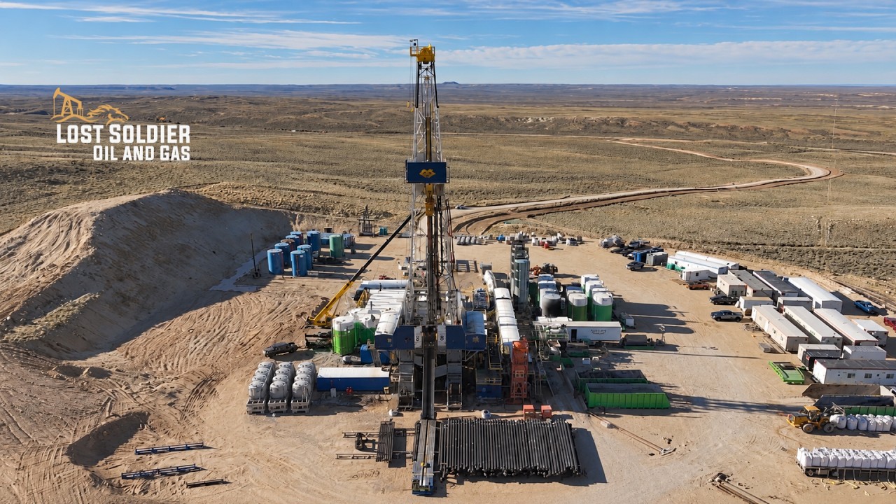 Lost Soldier in Action: Bird's-Eye View of Rig 88 Drilling Green Mountain Federal 5