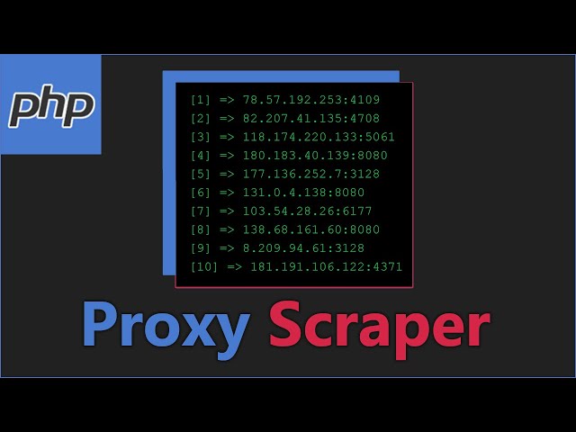 Proxy Extract lists of proxy servers from remote sites  PHP Classes  PHP Script Download