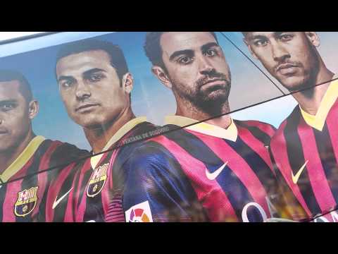 Autokar przed meczem BARCA - Atletico 17.05.2014