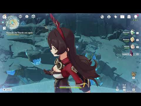 how to reach / unlock peak of vindagnyr - in the mountains part 4 - genshin impact