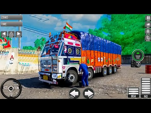 Indian Truck Driver Simulator 3D - Offroad Cargo Truck Ashok Lorry Driver - Android Gameplay