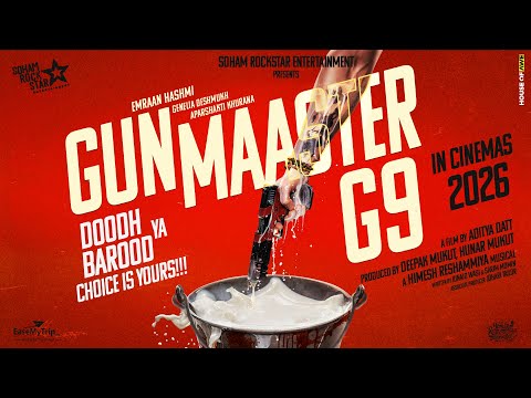 Gunmaaster G9 | Title Announcement | Emraan Hasmi as Eshwar | Aditya D | Himesh R | Deepak M, Hunar — Gunmaaster G9