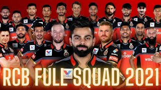 RCB Full Squad IPL 2021 | RCB Anthem 2021