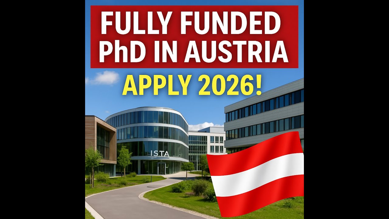 Fully Funded ISTA PhD Program 2026 | How to Apply for Austria’s Prestigious Doctoral Scholarship