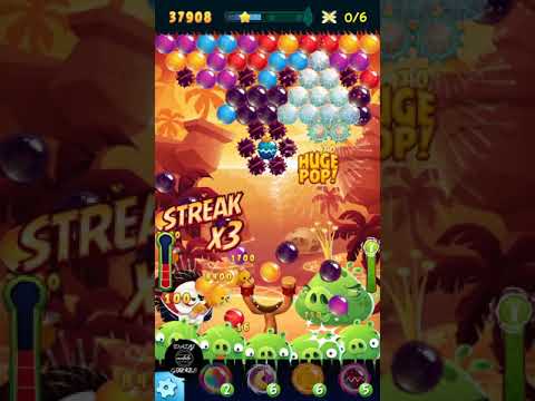 Angry Birds POP Bubble Shooter - Level 55