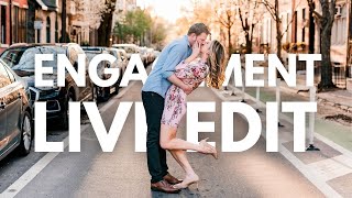 Live Editing Engagement Photos in Lightroom Classic