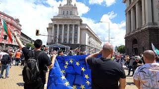 Against EUR currency - protest - Sofia