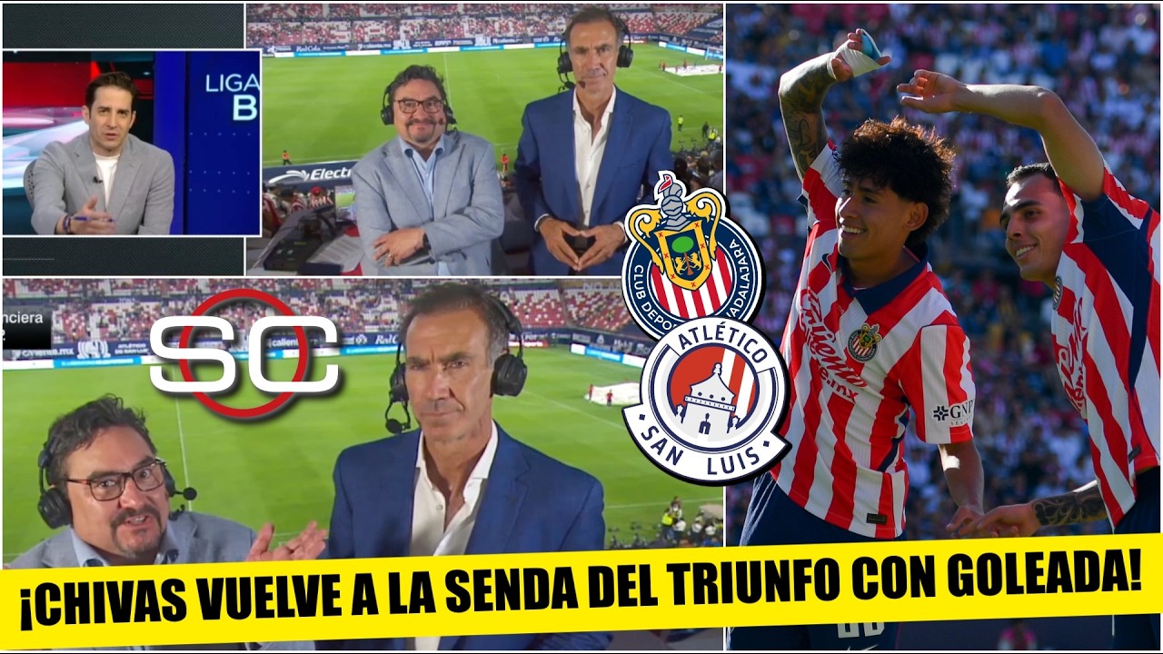 CHIVAS GANÓ, GUSTÓ y GOLEÓ. Se impuso con AUTORIDAD y fue muy SUPERIOR vs SAN LUIS | SportsCenter