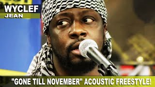 Wyclef Jean's Acoustic Magic: 'Gone Till November' Like Never Before! #wyclefjean #gonetillnovember