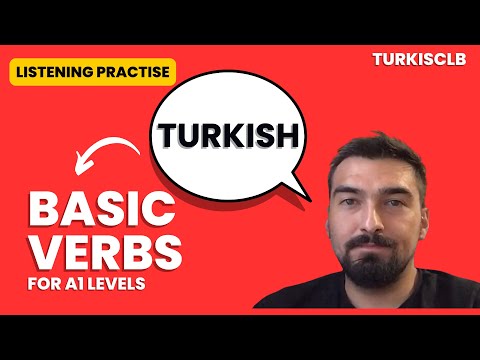 18. Learn Turkish A1 Daily Verbs | Common verbs
