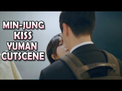FIVE HEARTS UNDER ONE ROOF | Min-Jung Kissed Yuman Cutscene (No Commentary)