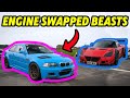 INSANE UK Track Day At Blyton Park Engine Swaps Rally Cars Builds