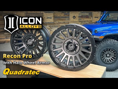 Icon Alloys Recon Pro Wheel with Innerlock Technology & Halo Wheel Armor