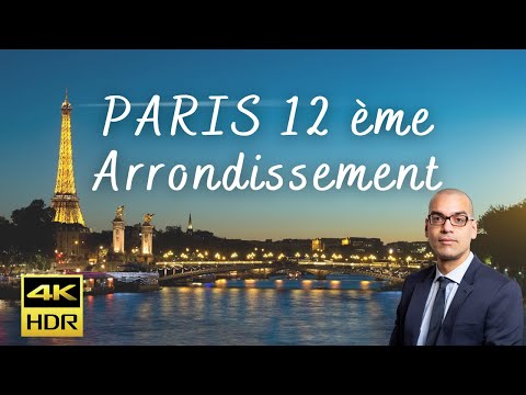 Paris, France 🇫🇷-Paris 12ème arrondissement-Paris in 4k Ultra HD | Relaxing Music- Walking tour