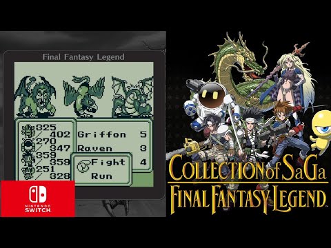 Collection Of Saga Final Fantasy Legend Nintendo switch gameplay