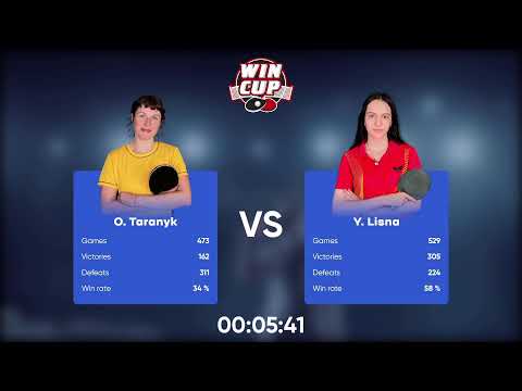 14:30 Yaroslava Lisna  3 - 1 Viktoriia Zaitseva West 3 WIN CUP 13.12.2022 | TABLE TENNIS WINCUP