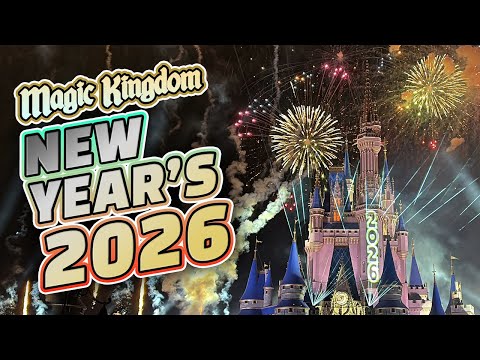 Magic Kingdom New Year’s Eve 2026 Fantasy In The Sky Fireworks
