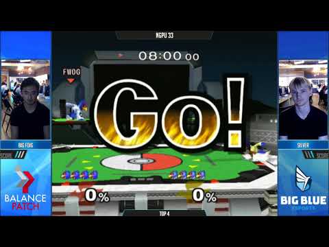 NGPU 33 SSBM - BigFoig (Blue Falco) vs. GVS | Silver Alloy (Default Falco) - Melee WSF