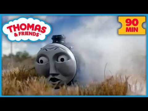 Gordon Takes a Dip + More Adventures with Thomas & Friends! | Thomas & Friends | 90+ Minutes! - Kids TV Series, Kingdom Kids Zone - Thomas & Friends