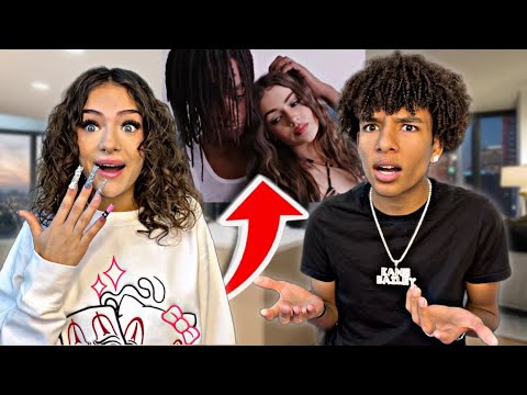 Boyfriend Reacts To My NEW Music Video WYA! *Another Guy *