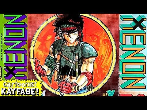 Xenon HEAVY METAL WARRIOR Manga Invades 80s America