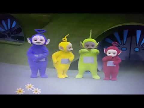The Teletubbies Walk To The Magic Windmill With T.U.F.F. Puppy Title Card Music (Dragonflies)